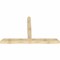 Ekena Millwork Portland Rough Sawn Timber Gable Bracket, Douglas Fir, 96"W x 60"H x 6"D x 6"F, 15/12 Pitch GBW096X60X0606POR00RDF - alternate 4